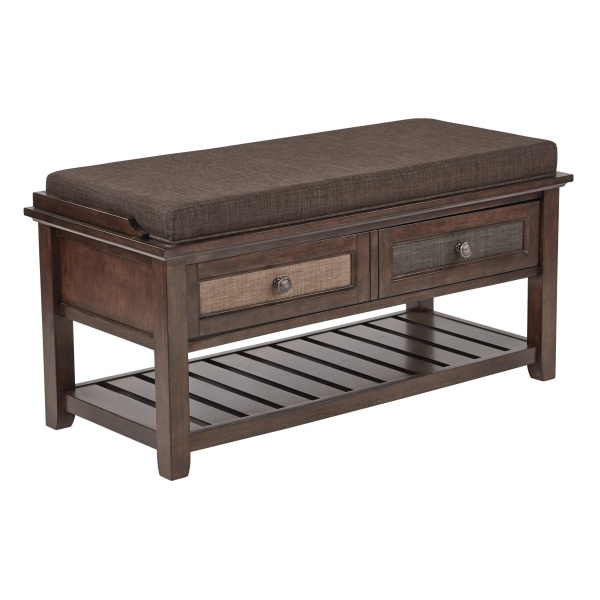 Bramley-Storage-Entry-Bench-Cabernet-by-OSP-Designs-Office-Star