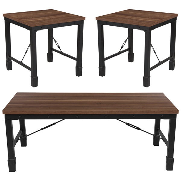 Brentwood-Collection-3-Piece-Coffee-and-End-Table-Set-in-Rustic-Walnut-Finish-and-Black-Metal-Frames-by-Flash-Furniture