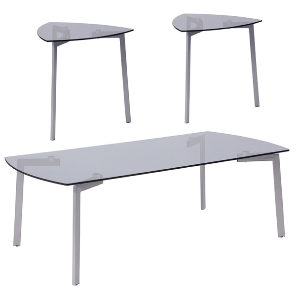 Brighton-Collection-3-Piece-Coffee-and-Triangular-End-Table-Set-with-Smoked-Glass-Tops-and-Silver-Metal-Legs-by-Flash-Furniture