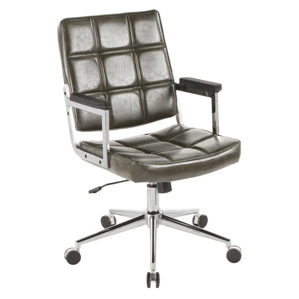 Bureau-Contemporary-Office-Chair-with-Chrome-Metal-and-Green-Faux-Leather-by-LumiSource