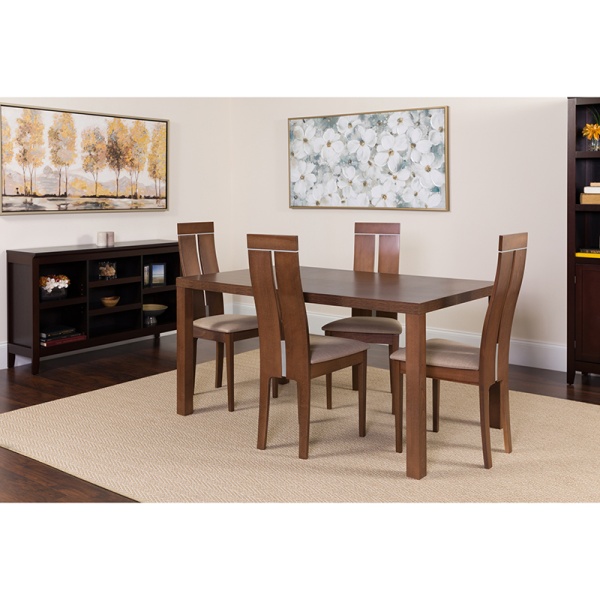 Clarke-5-Piece-Walnut-Wood-Dining-Table-Set-with-Clean-Line-Wood-Dining-Chairs-Padded-Seats-by-Flash-Furniture