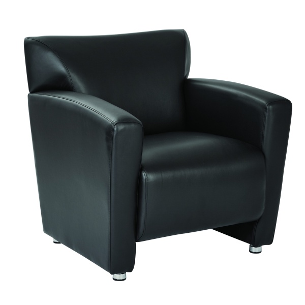 Club-Chair-with-Silver-finish-Legs-by-OSP-Furniture-Office-Star