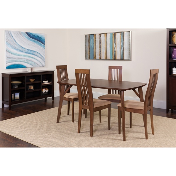 Clybourne-5-Piece-Walnut-Wood-Dining-Table-Set-with-Framed-Rail-Back-Design-Wood-Dining-Chairs-Padded-Seats-by-Flash-Furniture