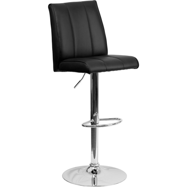 Contemporary-Black-Vinyl-Adjustable-Height-Barstool-with-Chrome-Base-by-Flash-Furniture