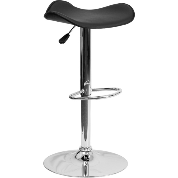 Contemporary-Black-Vinyl-Adjustable-Height-Barstool-with-Chrome-Base-by-Flash-Furniture