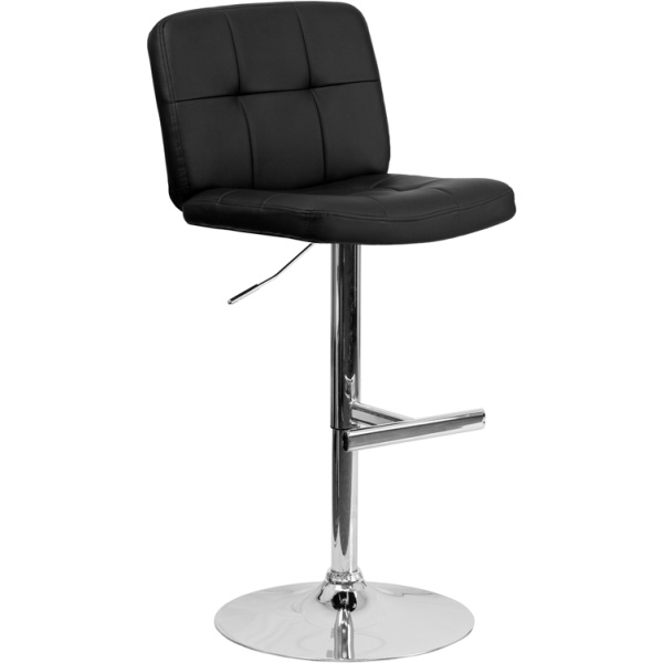 Contemporary-Tufted-Black-Vinyl-Adjustable-Height-Barstool-with-Chrome-Base-by-Flash-Furniture