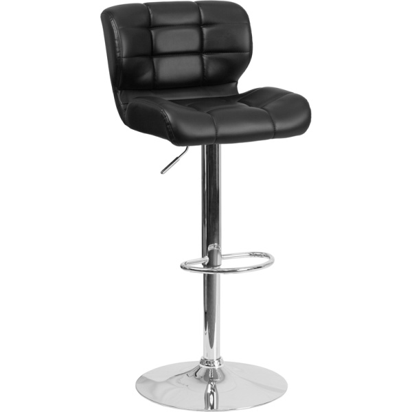 Contemporary-Tufted-Black-Vinyl-Adjustable-Height-Barstool-with-Chrome-Base-by-Flash-Furniture