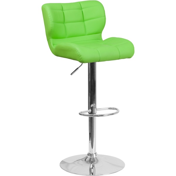 Contemporary-Tufted-Green-Vinyl-Adjustable-Height-Barstool-with-Chrome-Base-by-Flash-Furniture