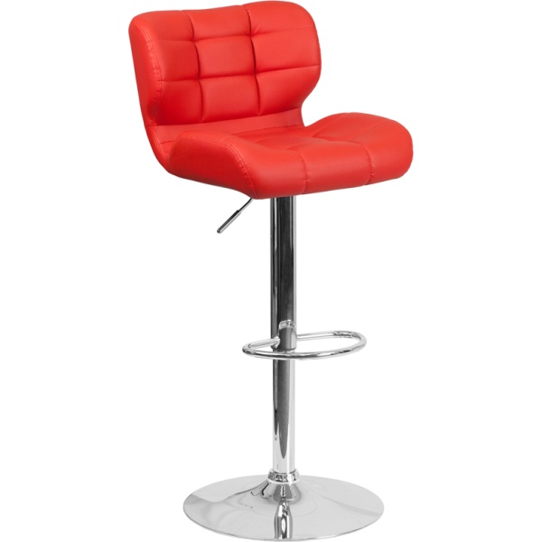 Contemporary-Tufted-Red-Vinyl-Adjustable-Height-Barstool-with-Chrome-Base-by-Flash-Furniture