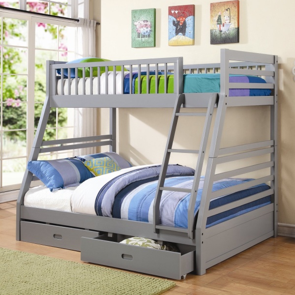 Cooper-Bunk-Bed-with-Grey-Finish-by-Coaster-Fine-Furniture