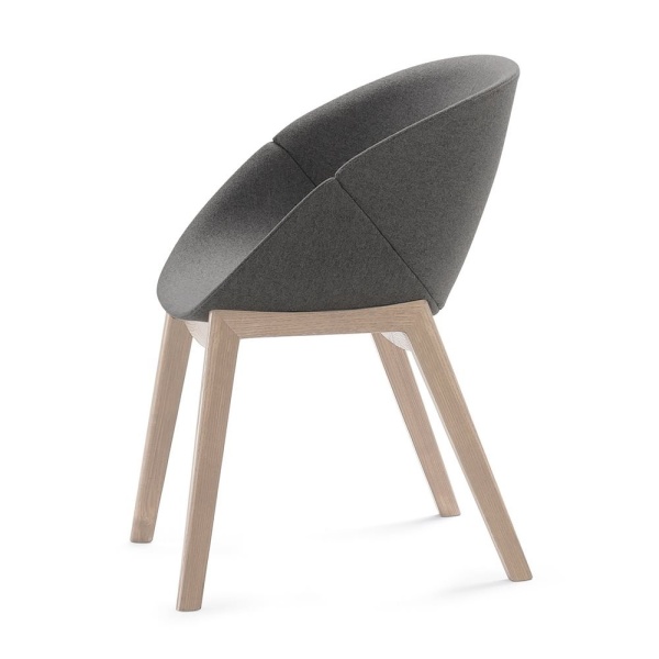 Coquille-L-Armchair-with-Ash-White-Finish-by-Domitalia