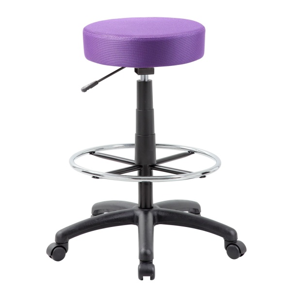 DOT-Drafting-Stool-with-Purple-Mesh-Upholstery-by-Boss-Office-Products