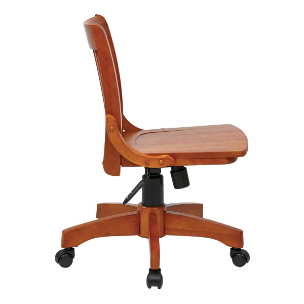 Deluxe Armless Wood Bankers Chair by OSP Designs - Office Star - Madison  Seating