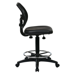 Deluxe-Mesh-Back-Drafting-Chair-with-20-Diameter-Foot-ring-by-Work-Smart-Office-Star-2