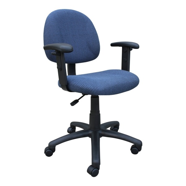 Deluxe-Posture-Tweed-Office-Chair-with-Adjustable-Arms-with-Blue-Tweed-Upholstery-by-Boss-Office-Products