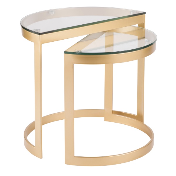 Demi-Contemporary-Nesting-Tables-in-Gold-with-Clear-Glass-Top-by-LumiSource-Set-of-2