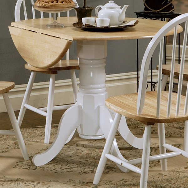 Dining-Table-with-Drop-Leaf-by-Coaster-Fine-Furniture