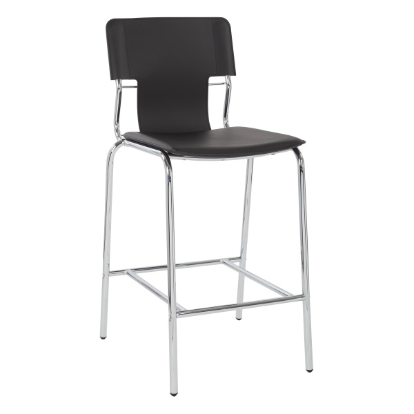 Dorado-26-Counter-Stool-2CTN-in-Black-Vinyl-with-Chrome-Base-Ave-Six-Office-Star