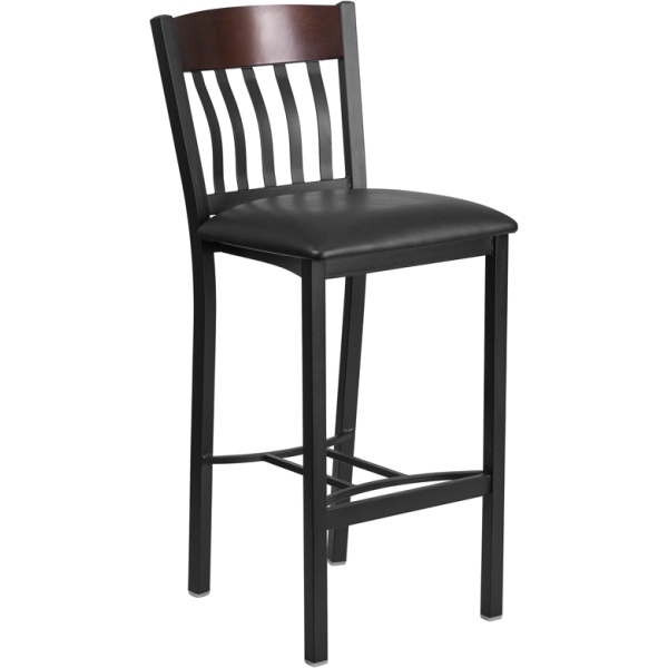 Eclipse-Series-Vertical-Back-Black-Metal-and-Walnut-Wood-Restaurant-Barstool-with-Black-Vinyl-Seat-by-Flash-Furniture