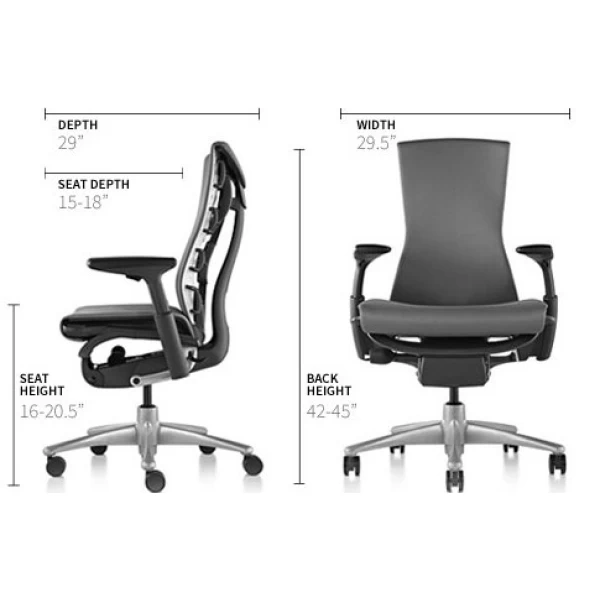 Embody Chair – Herman Miller  Embody chair, Home office chairs, Work chair