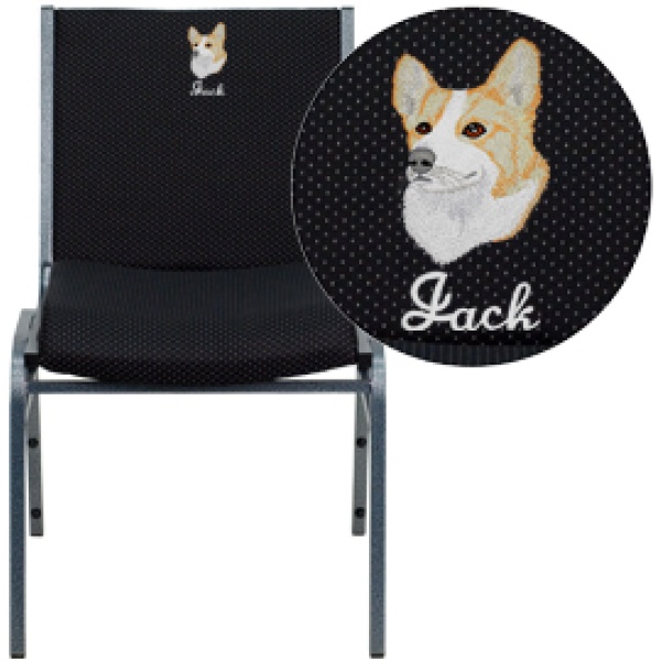 Embroidered-HERCULES-Series-Heavy-Duty-Black-Dot-Fabric-Stack-Chair-by-Flash-Furniture