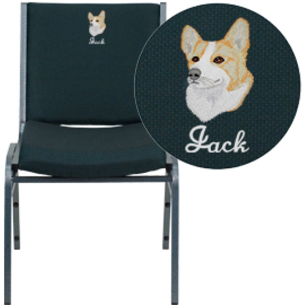 Embroidered-HERCULES-Series-Heavy-Duty-Green-Patterned-Fabric-Stack-Chair-by-Flash-Furniture