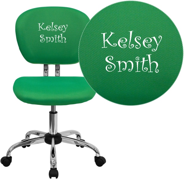 Embroidered-Mid-Back-Bright-Green-Mesh-Swivel-Task-Chair-with-Chrome-Base-by-Flash-Furniture