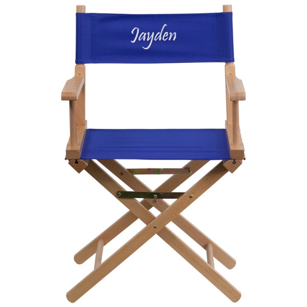 Embroidered directors online chair