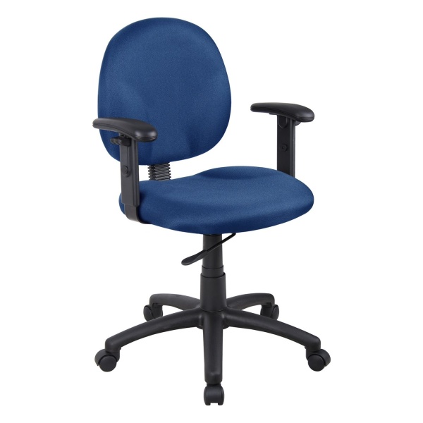 Ergonomic-Office-Chair-with-Blue-Crepe-Fabric-Upholstery-by-Boss-Office-Products