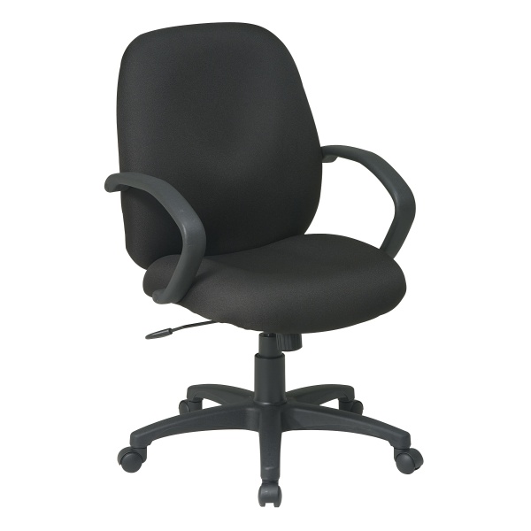 Executive-Mid-Back-Managers-Chair-with-Fabric-Back-by-Work-Smart-Office-Star