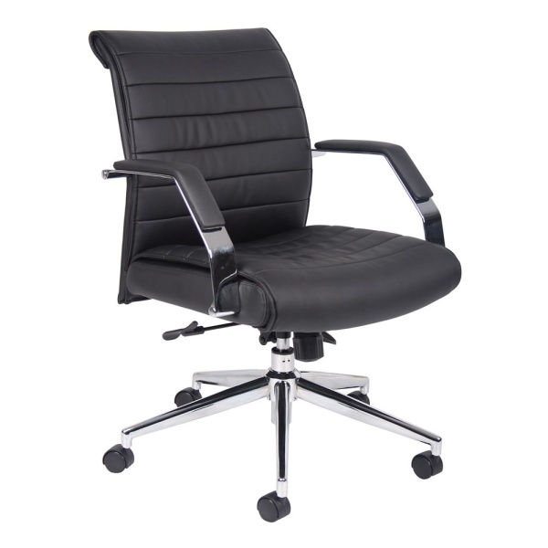 Executive Ribbed Office Chair By Boss Office Products Madison Seating   Executive Ribbed Office Chair By Boss Office Products 600x600 