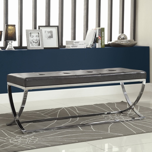 Faux-Leather-Bench-with-Metal-Base-by-Coaster-Fine-Furniture