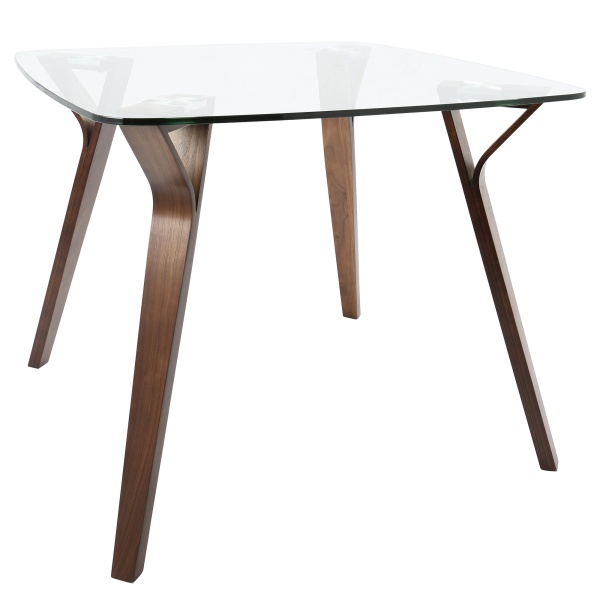 Folia-Mid-Century-Modern-Dining-Table-in-Walnut-and-Glass-by-LumiSource