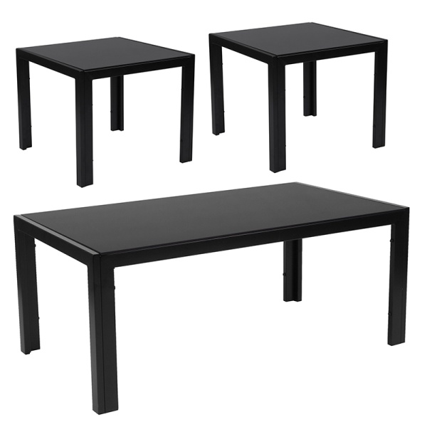 Franklin-Collection-3-Piece-Coffee-and-End-Table-Set-with-Black-Glass-Tops-and-Black-Metal-Legs-by-Flash-Furniture