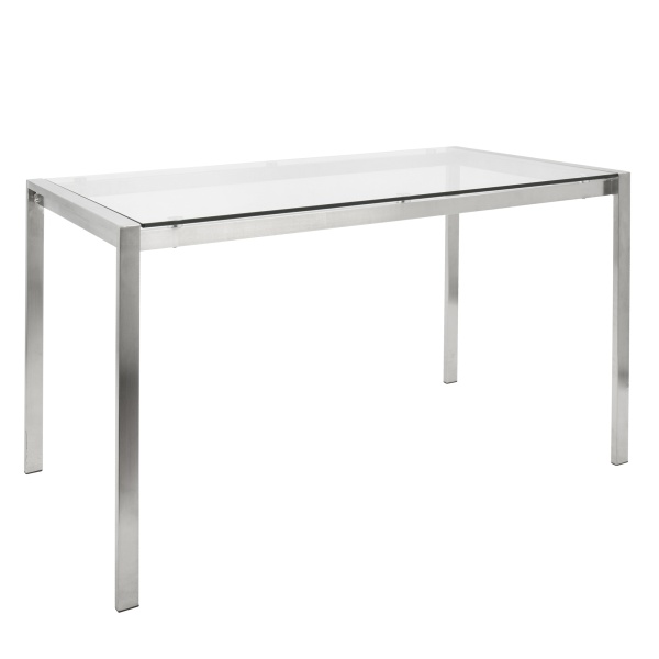 Fuji-Contemporary-Dining-Table-in-Stainless-Steel-with-Clear-Glass-Top-by-LumiSource