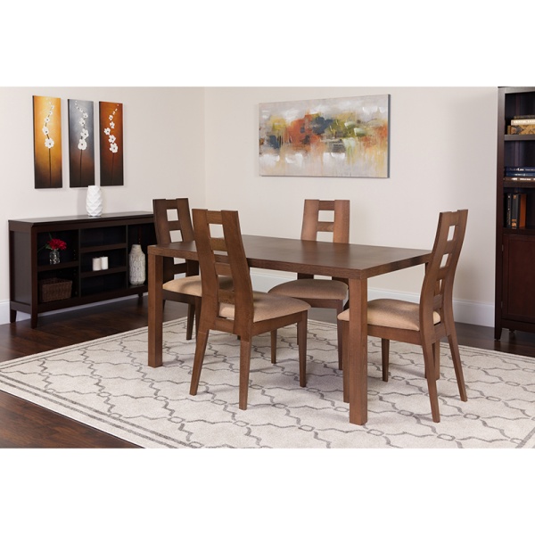 Fullerton-5-Piece-Walnut-Wood-Dining-Table-Set-with-Window-Pane-Back-Wood-Dining-Chairs-Padded-Seats-by-Flash-Furniture