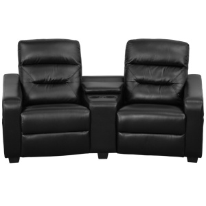 Futura-Series-2-Seat-Reclining-Black-Leather-Theater-Seating-Unit-with-Cup-Holders-by-Flash-Furniture-2