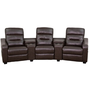 Futura-Series-3-Seat-Reclining-Black-Leather-Theater-Seating-Unit-with-Cup-Holders-by-Flash-Furniture-3