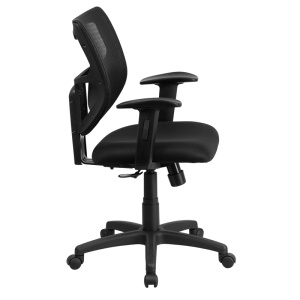 Galaxy-Mid-Back-Designer-Black-Mesh-Back-Swivel-Task-Chair-with-Adjustable-Arms-by-Flash-Furniture-1