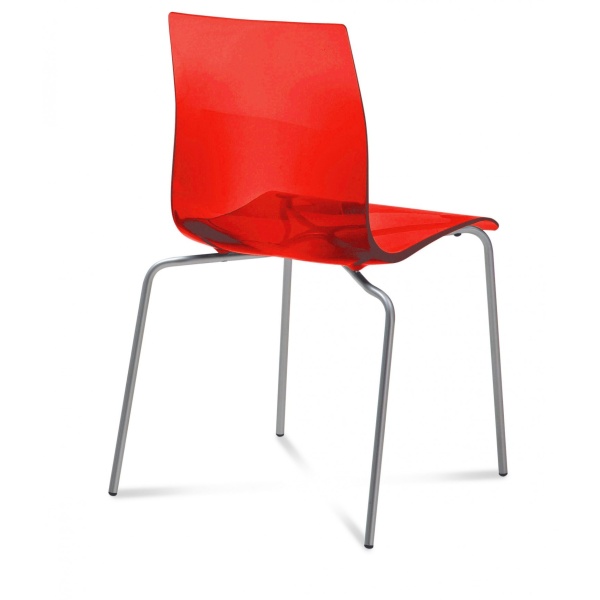 Gel-Stacking-Chair-with-Transparent-Red-Seat-Color-by-Domitalia