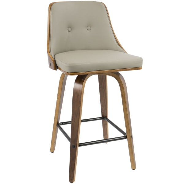 Gianna-26-Mid-Century-Modern-Counter-Stool-in-Walnut-with-Light-Grey-Faux-Leather-by-LumiSource