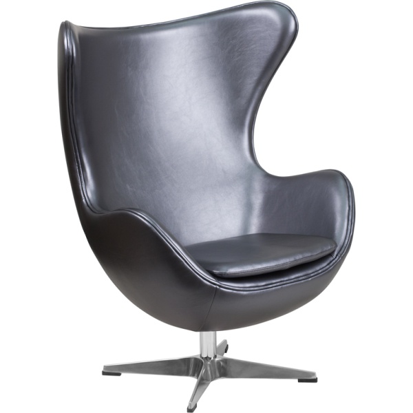 Gray-Leather-Egg-Chair-with-Tilt-Lock-Mechanism-by-Flash-Furniture