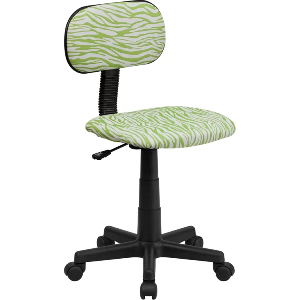 Green-and-White-Zebra-Print-Swivel-Task-Chair-by-Flash-Furniture