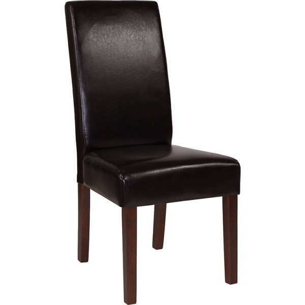 Greenwich-Series-Brown-Leather-Parsons-Chair-by-Flash-Furniture