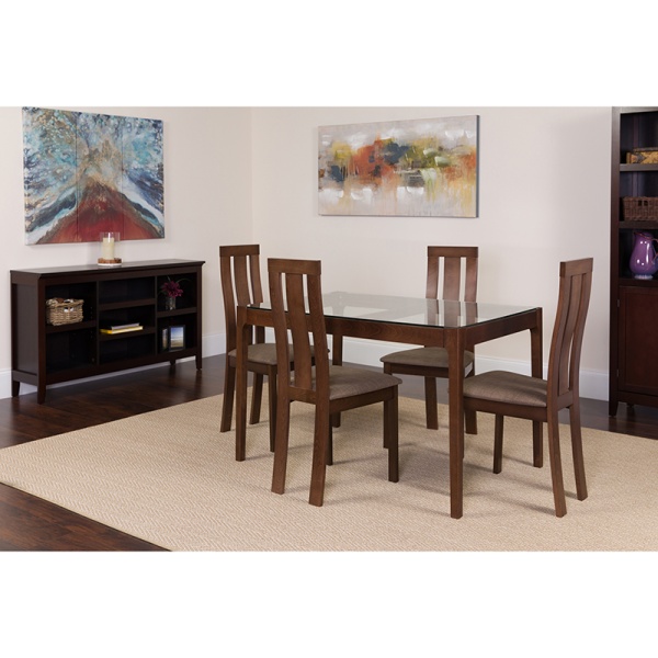 Gridley-5-Piece-Espresso-Wood-Dining-Table-Set-with-Glass-Top-and-Vertical-Wide-Slat-Back-Wood-Dining-Chairs-Padded-Seats-by-Flash-Furniture