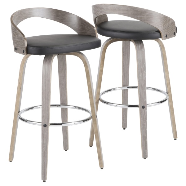 Grotto-Mid-Century-Modern-Barstool-with-Light-Grey-Wood-and-Black-Faux-Leather-by-LumiSource