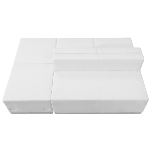 HERCULES-Alon-Series-Melrose-White-Leather-Reception-Configuration-4-Pieces-by-Flash-Furniture