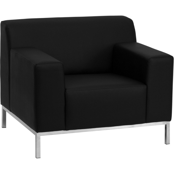 HERCULES-Definity-Series-Contemporary-Black-Leather-Chair-with-Stainless-Steel-Frame-by-Flash-Furniture