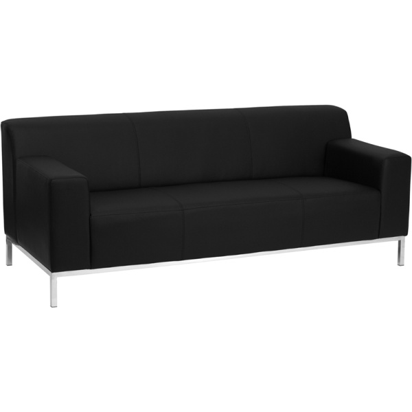 HERCULES-Definity-Series-Contemporary-Black-Leather-Sofa-with-Stainless-Steel-Frame-by-Flash-Furniture