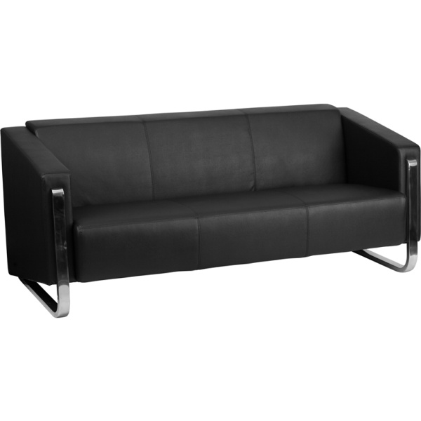 HERCULES-Gallant-Series-Contemporary-Black-Leather-Sofa-with-Stainless-Steel-Frame-by-Flash-Furniture